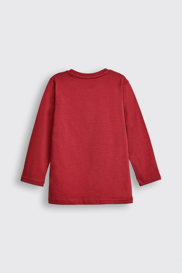 Chasing Sunshine Red Long Sleeve Tee for Girls Reality