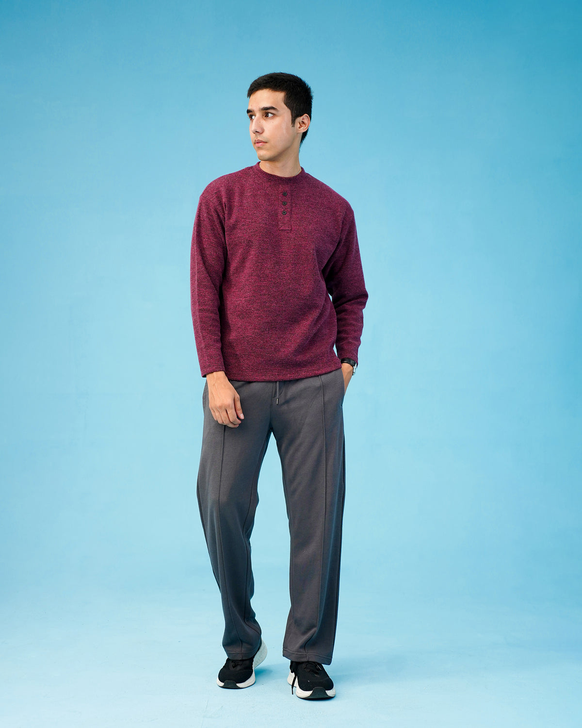 IMPORTED mehroon SWEATSHIRT