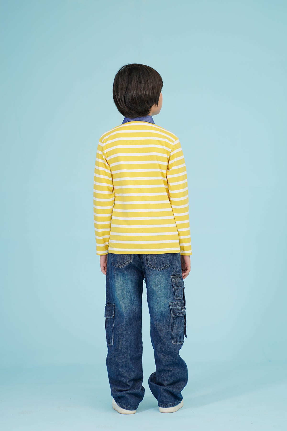 YARN DYED Yellow POLO