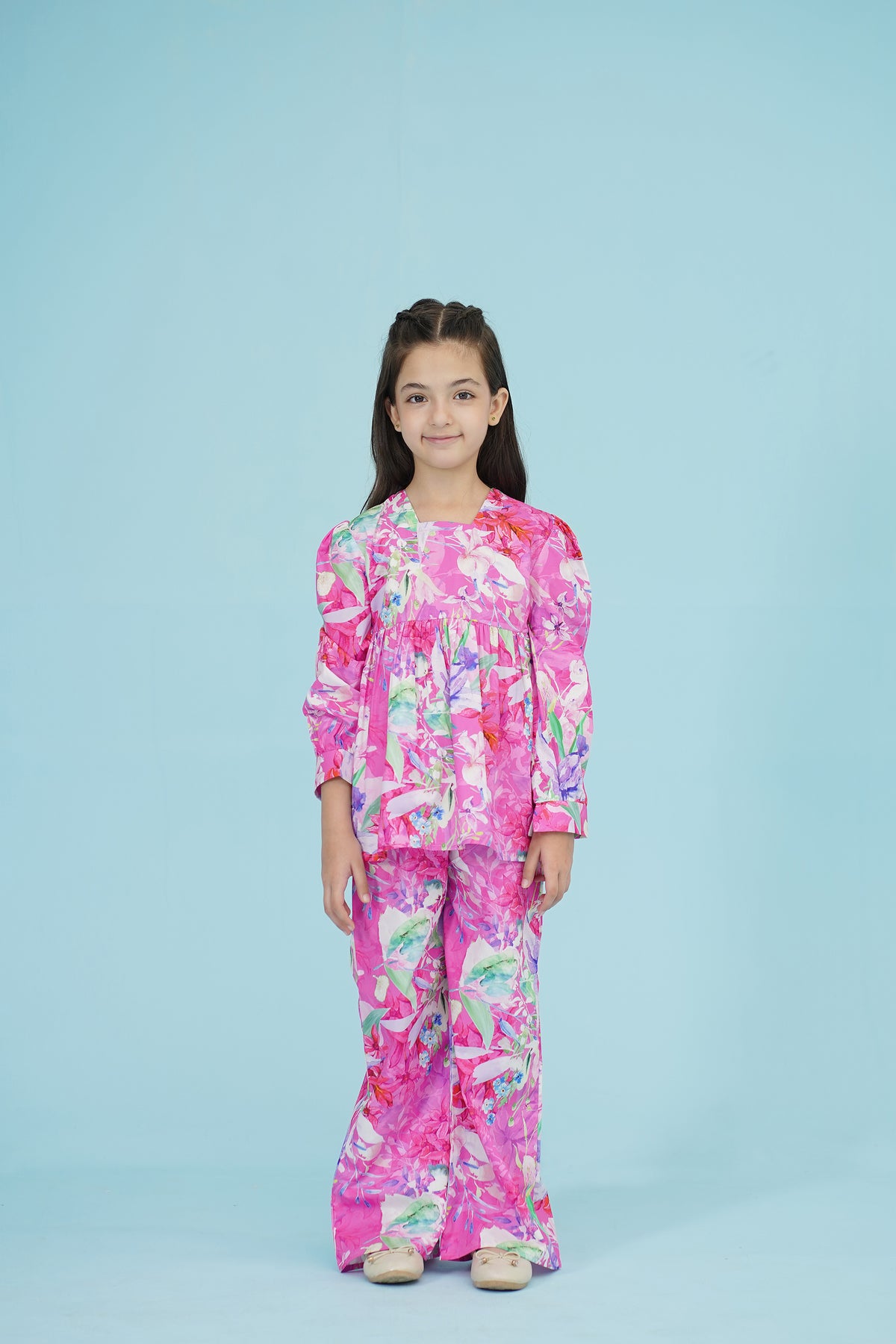 FLORAL PRINTED PINK CO-ORD SET Reality