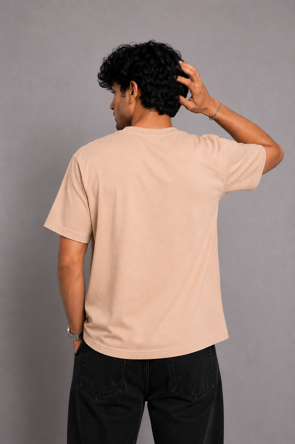 MEN SKIN DOWN SHOULDER T-SHIRT Reality