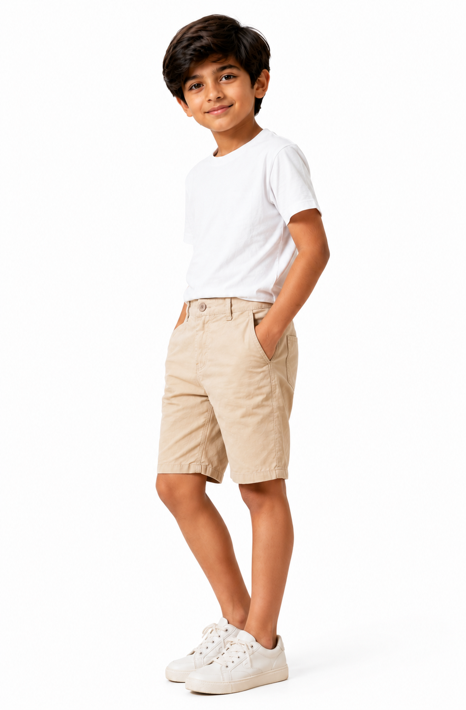 KIDS BEIGE SHORTS