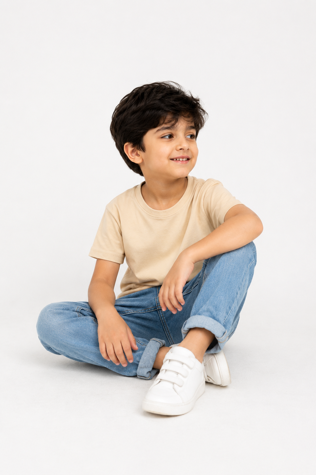 Boys CREAM T-SHIRT Reality