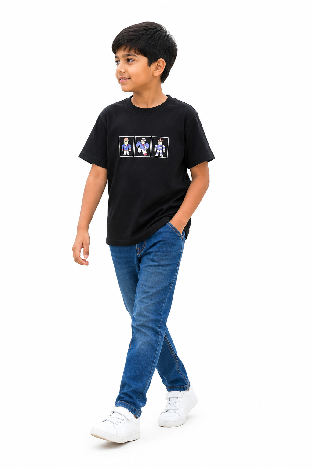 Boys BLACK T-SHIRT Reality