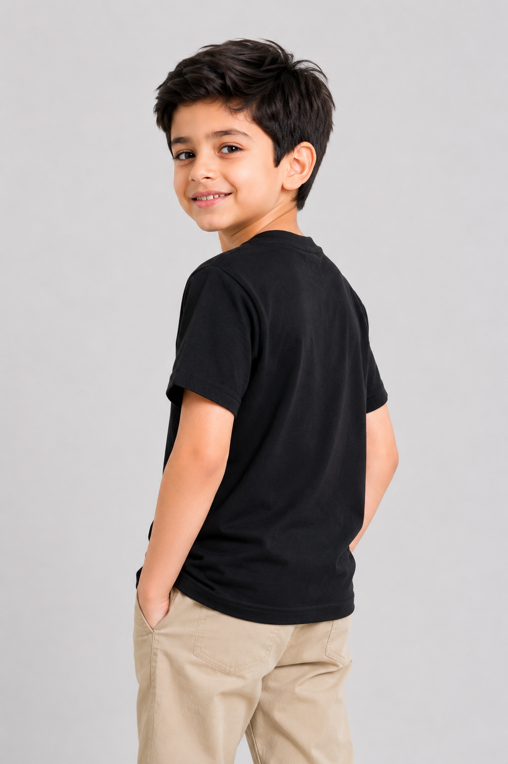 Boys BLACK T-SHIRT Reality