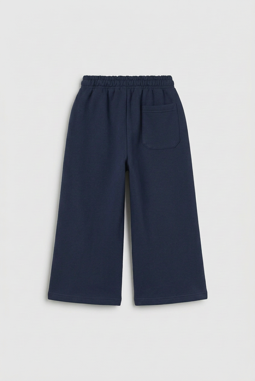 NAVY BARBIE PRINTED FLEECE TROUSER Reality