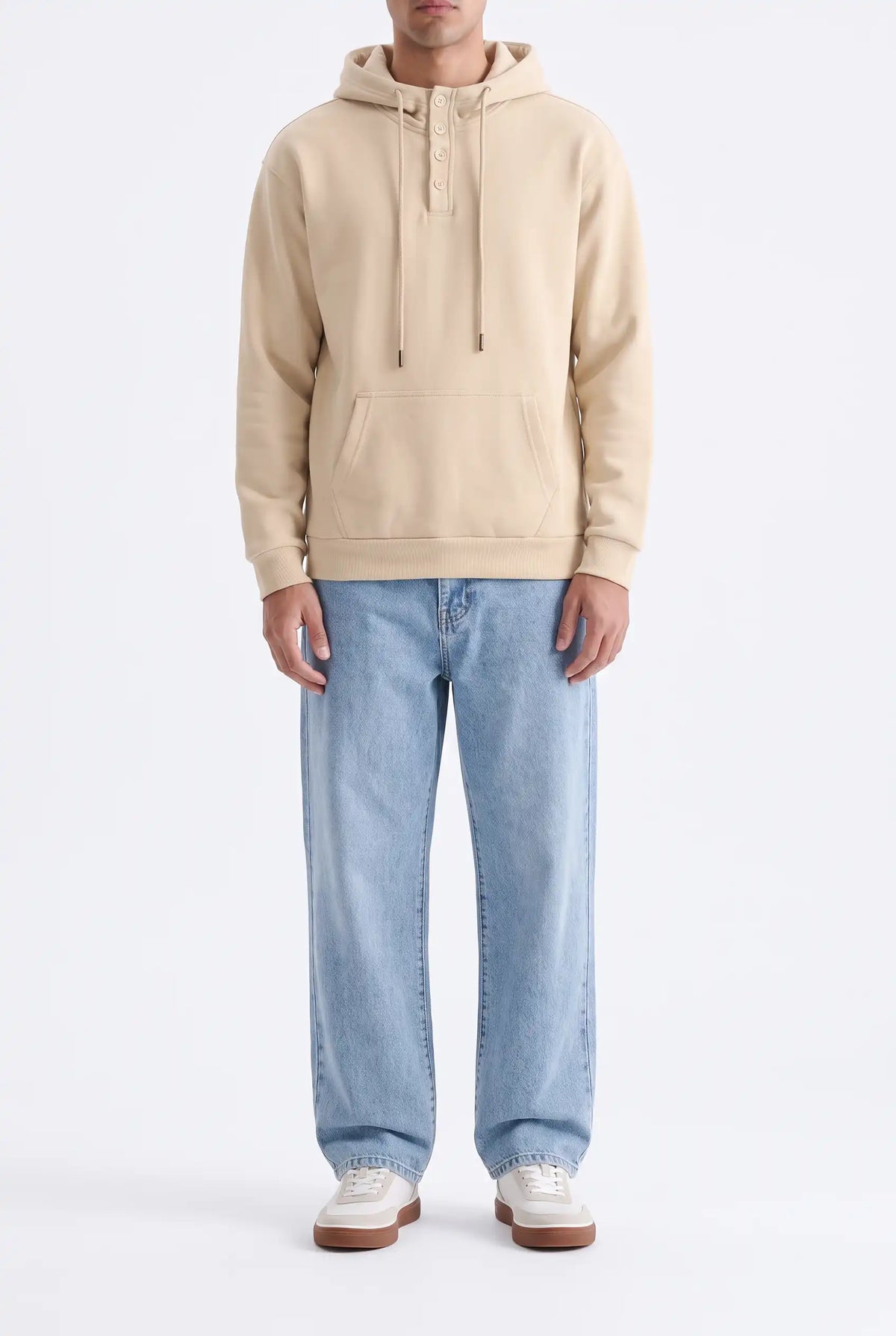 PLACKET SKIN HOODIE