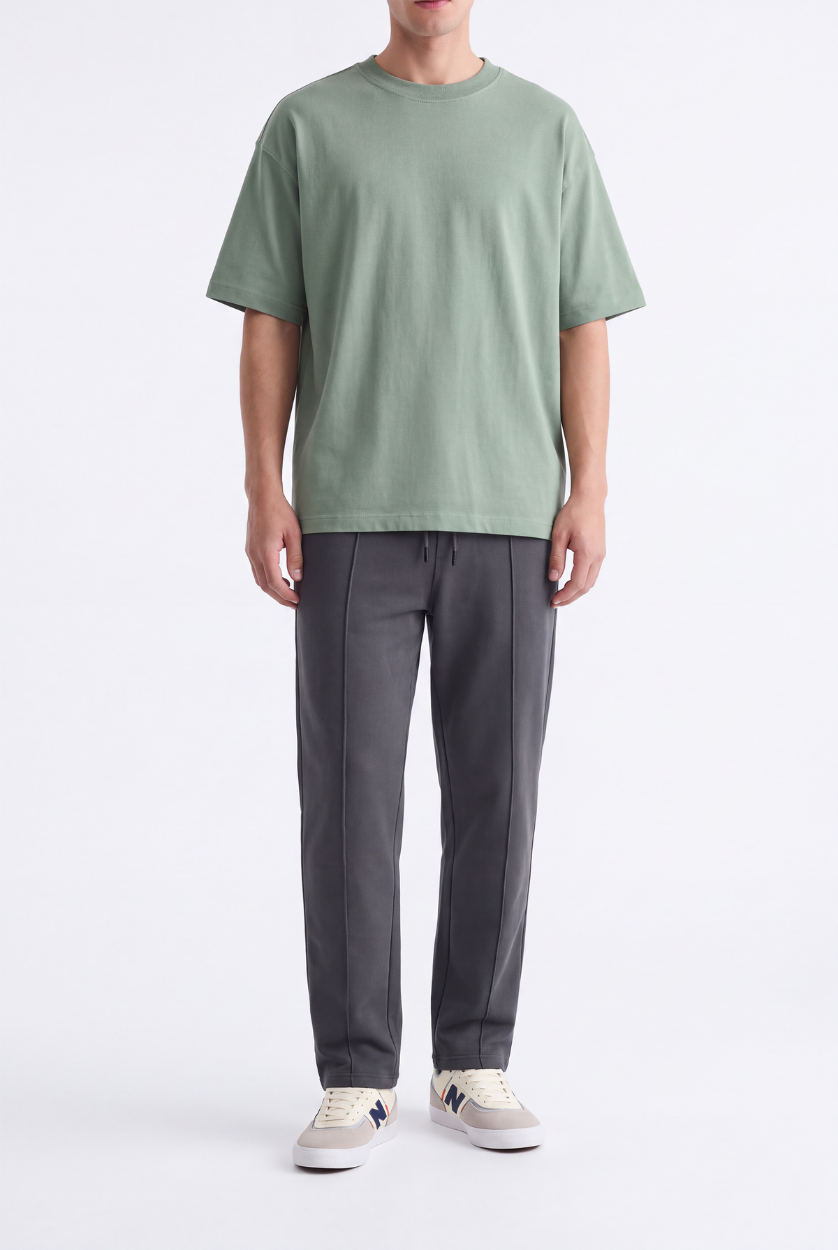 TERRY TAPERED GRAY TROUSER Reality
