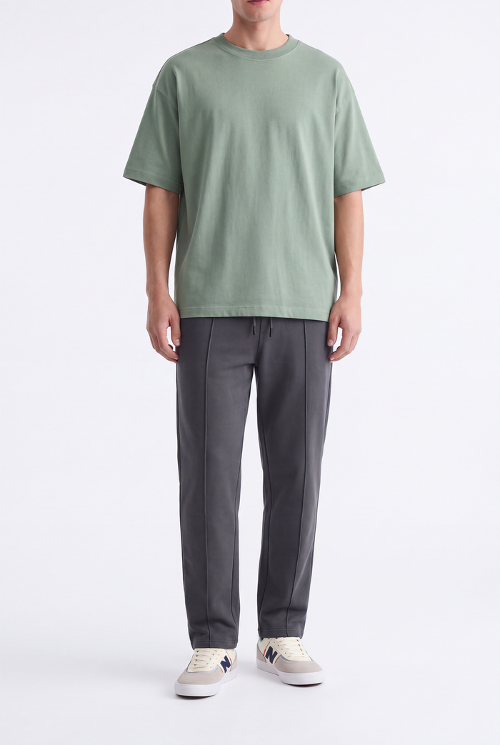 TERRY TAPERED GRAY TROUSER