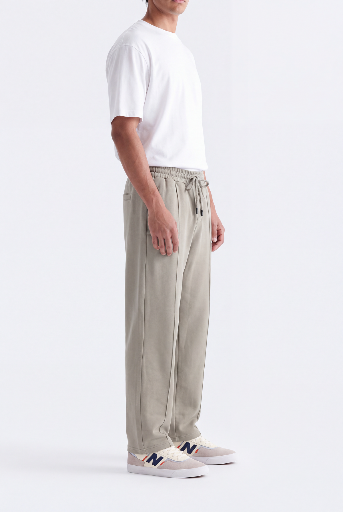 TERRY TAPERED LIGHT GREEN TROUSER Reality