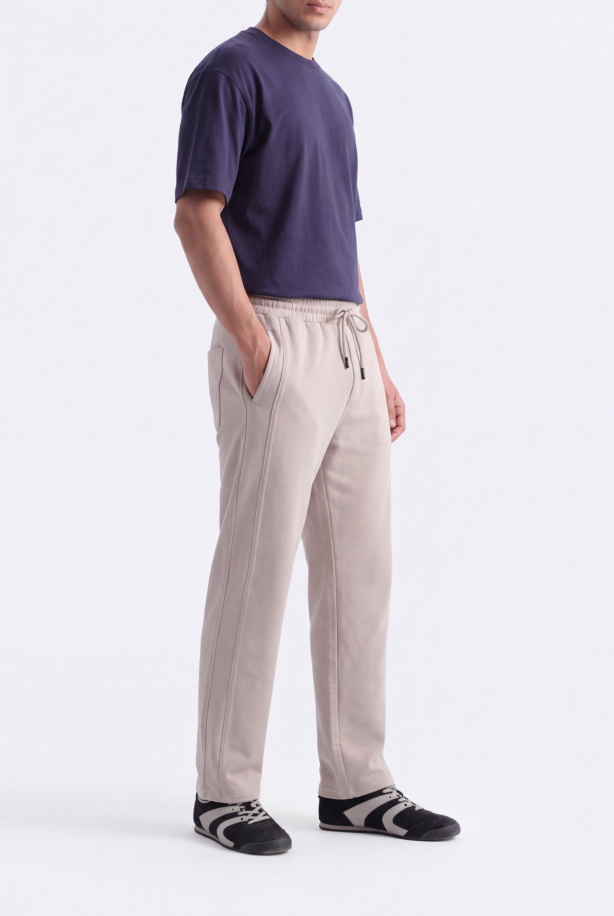 COTTON JERSEY SKIN TROUSER Reality