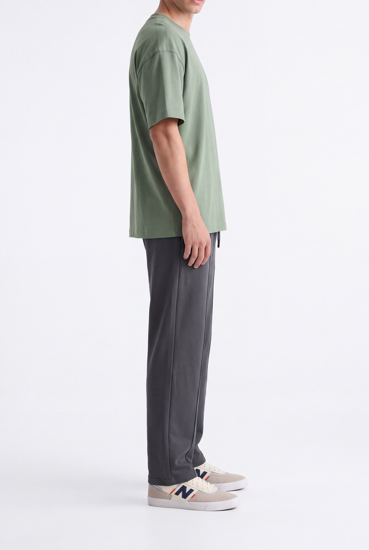 TERRY TAPERED GRAY TROUSER Reality