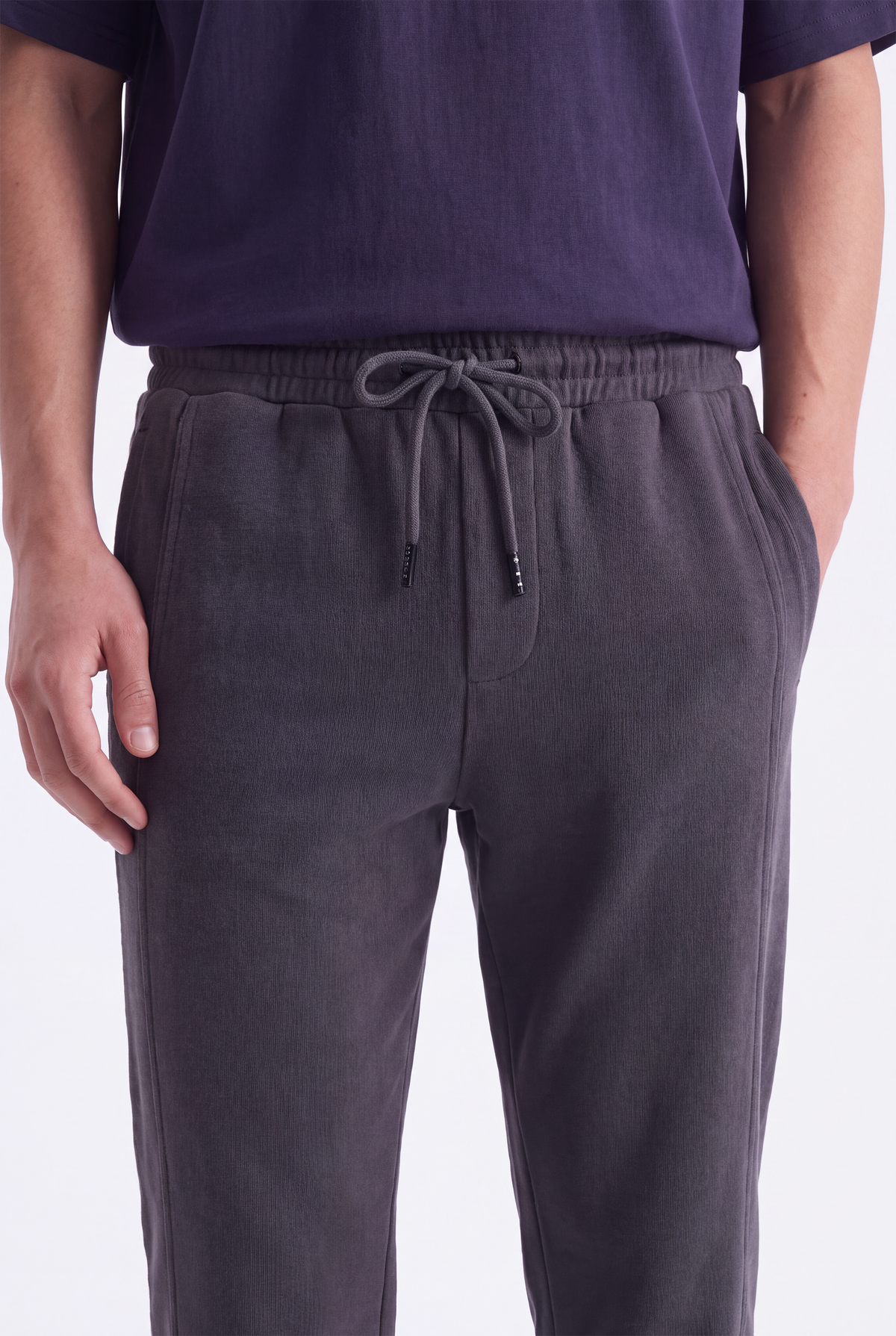 COTTON JERSEY GRAY TROUSER Reality