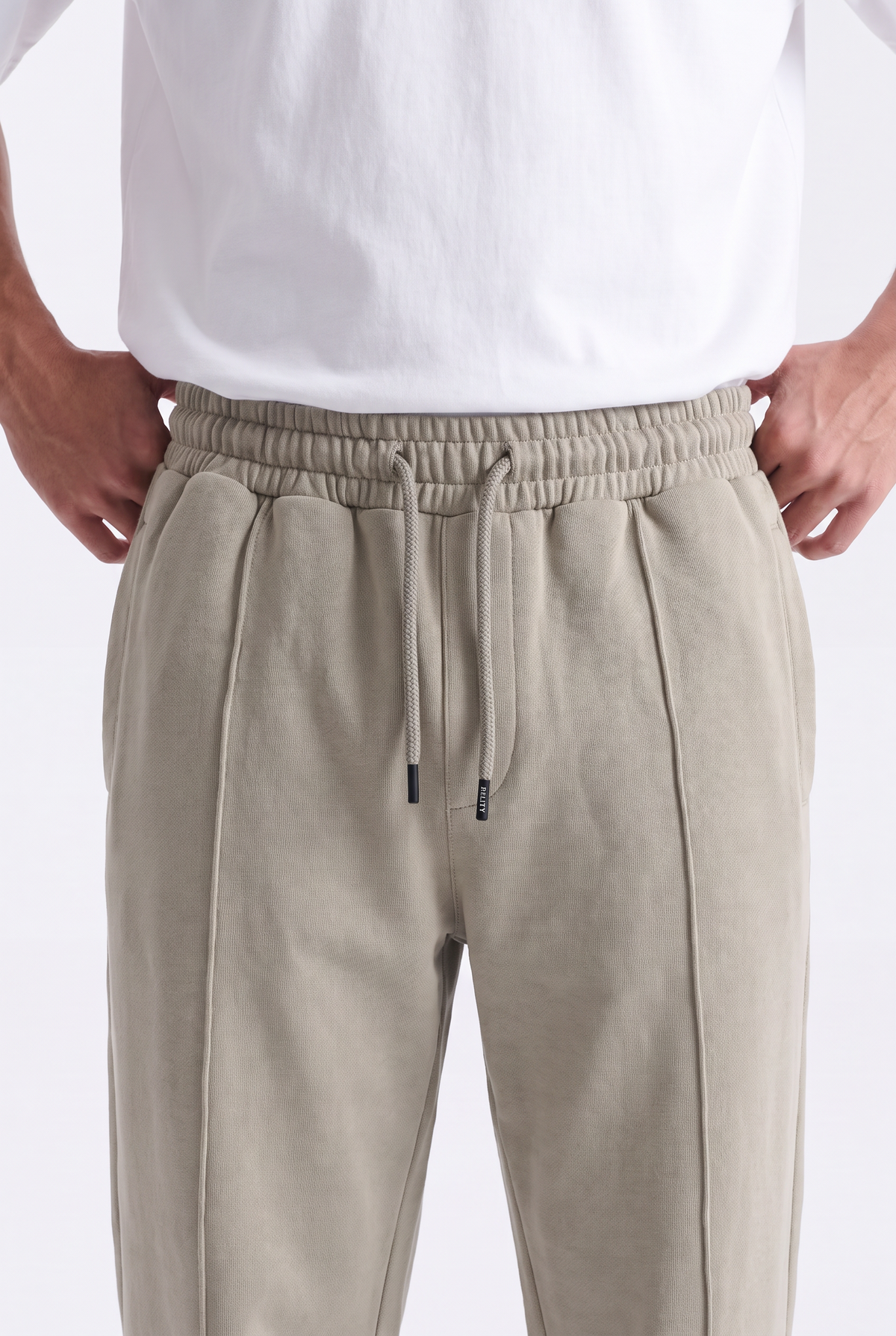 TERRY TAPERED LIGHT GREEN TROUSER Reality