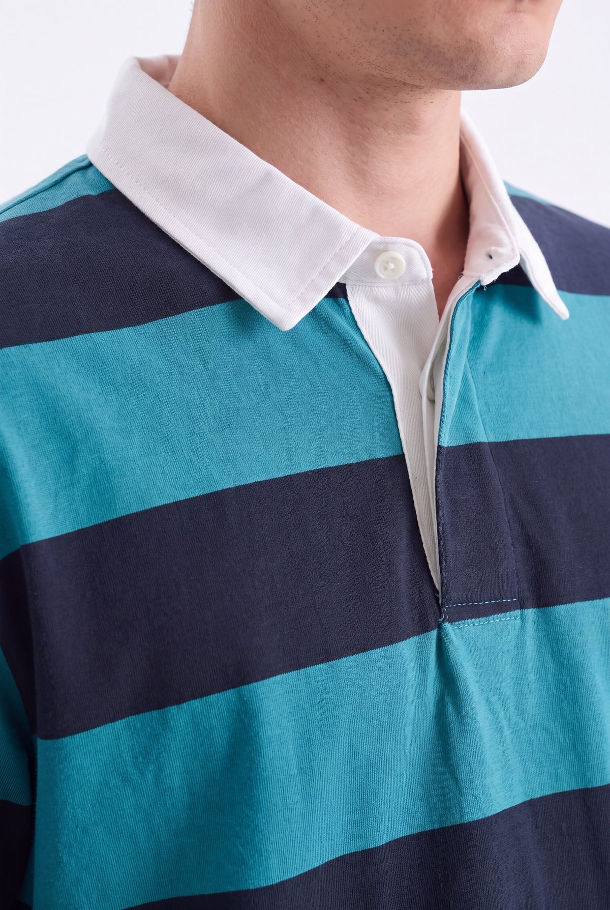 TWILL COLLAR YARN DYED green POLO Reality