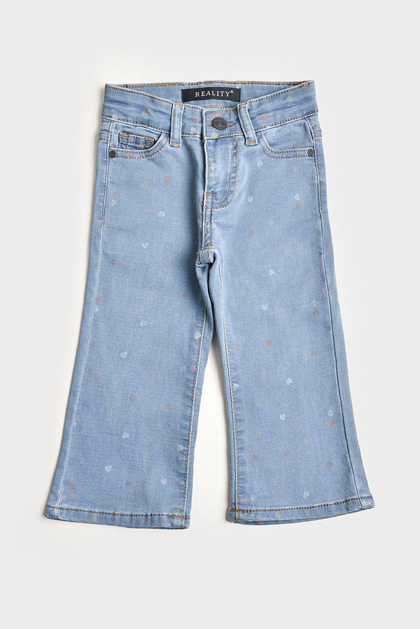 Sparkle Blue Flare Denim Reality