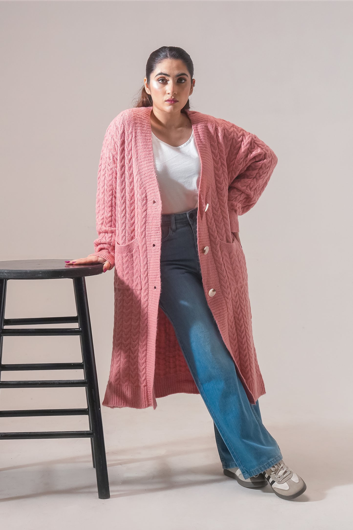 The Chunky Knit Duster Cardigan Reality