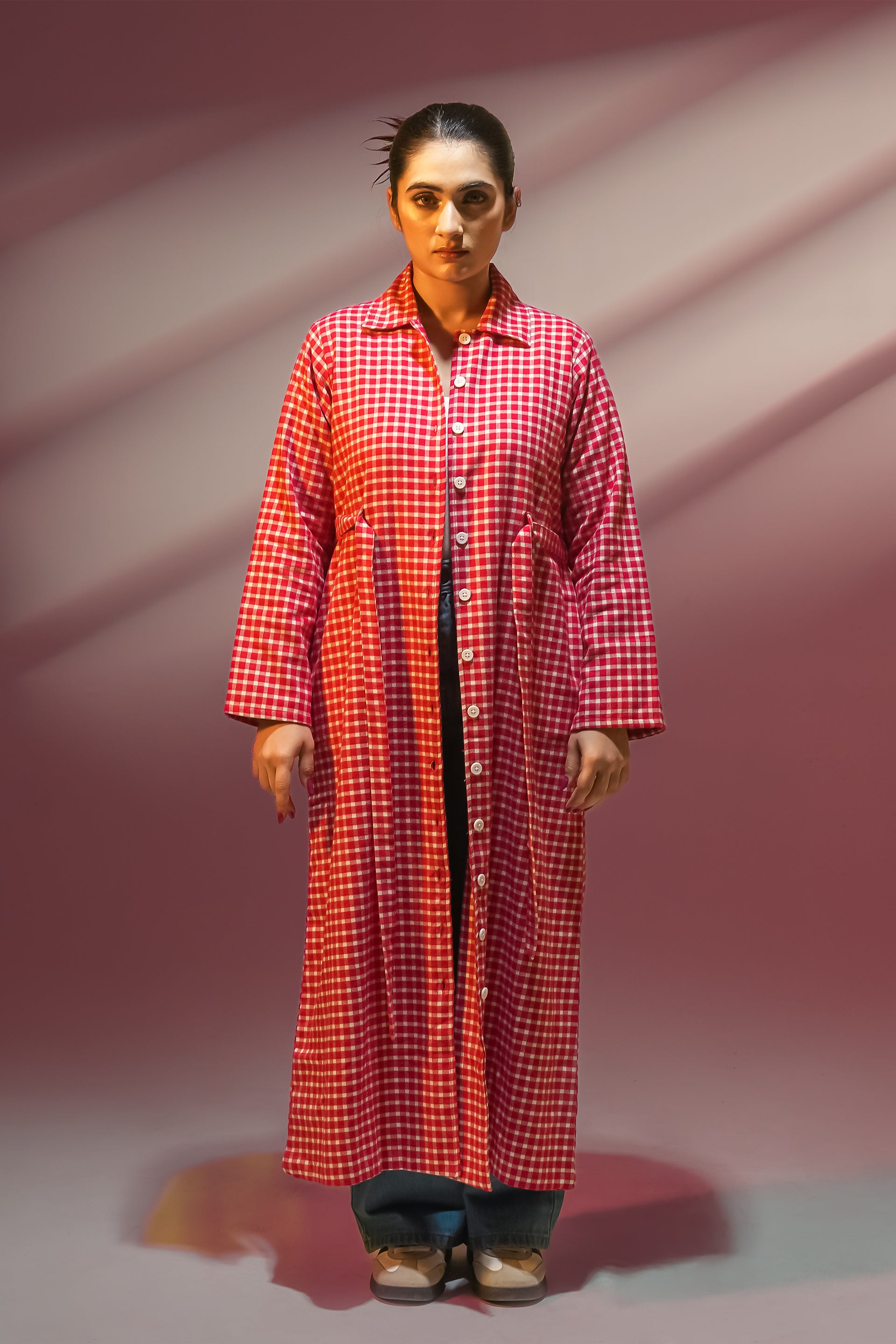 CARDIGAN RED FLANNEL TOP Reality