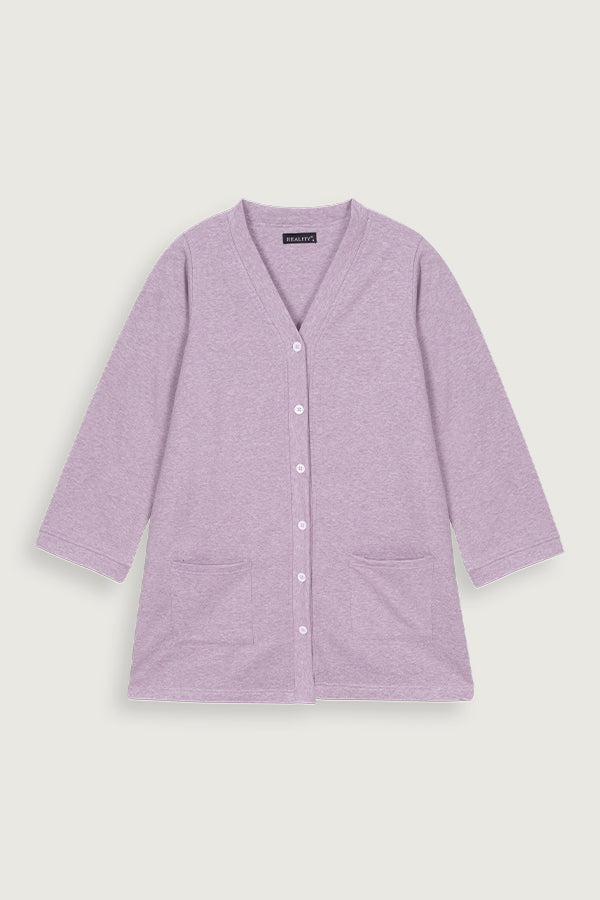 CARDIGAN LIGHT PURPLE WITH BOTTOM Reality