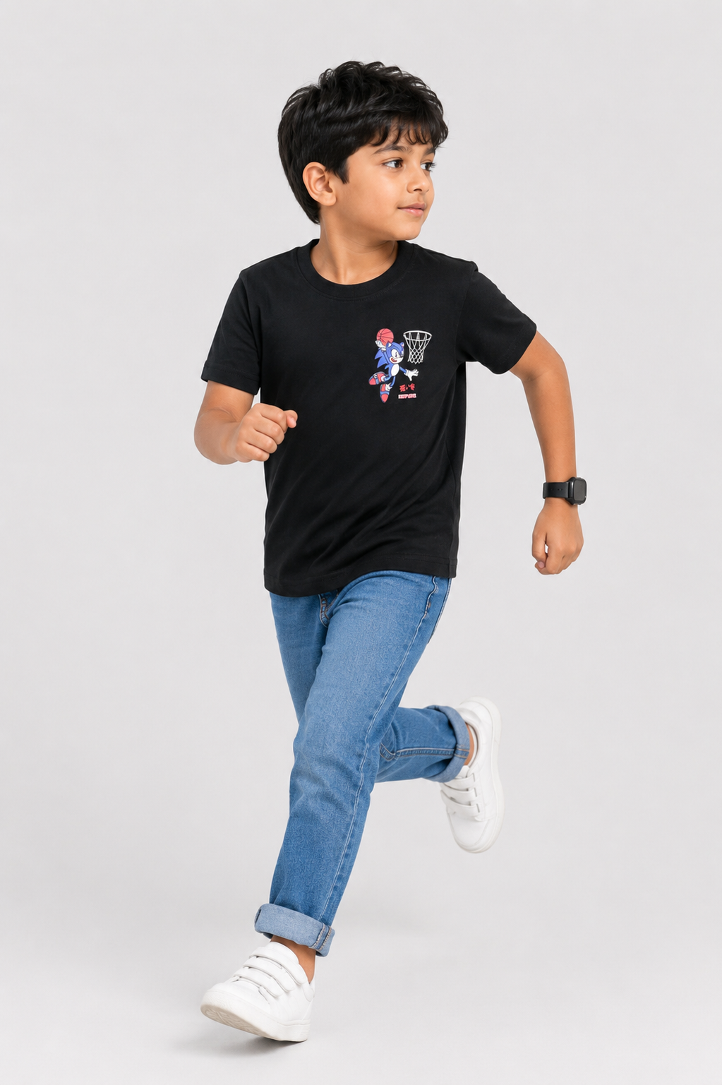Boys BLACK T-SHIRT Reality