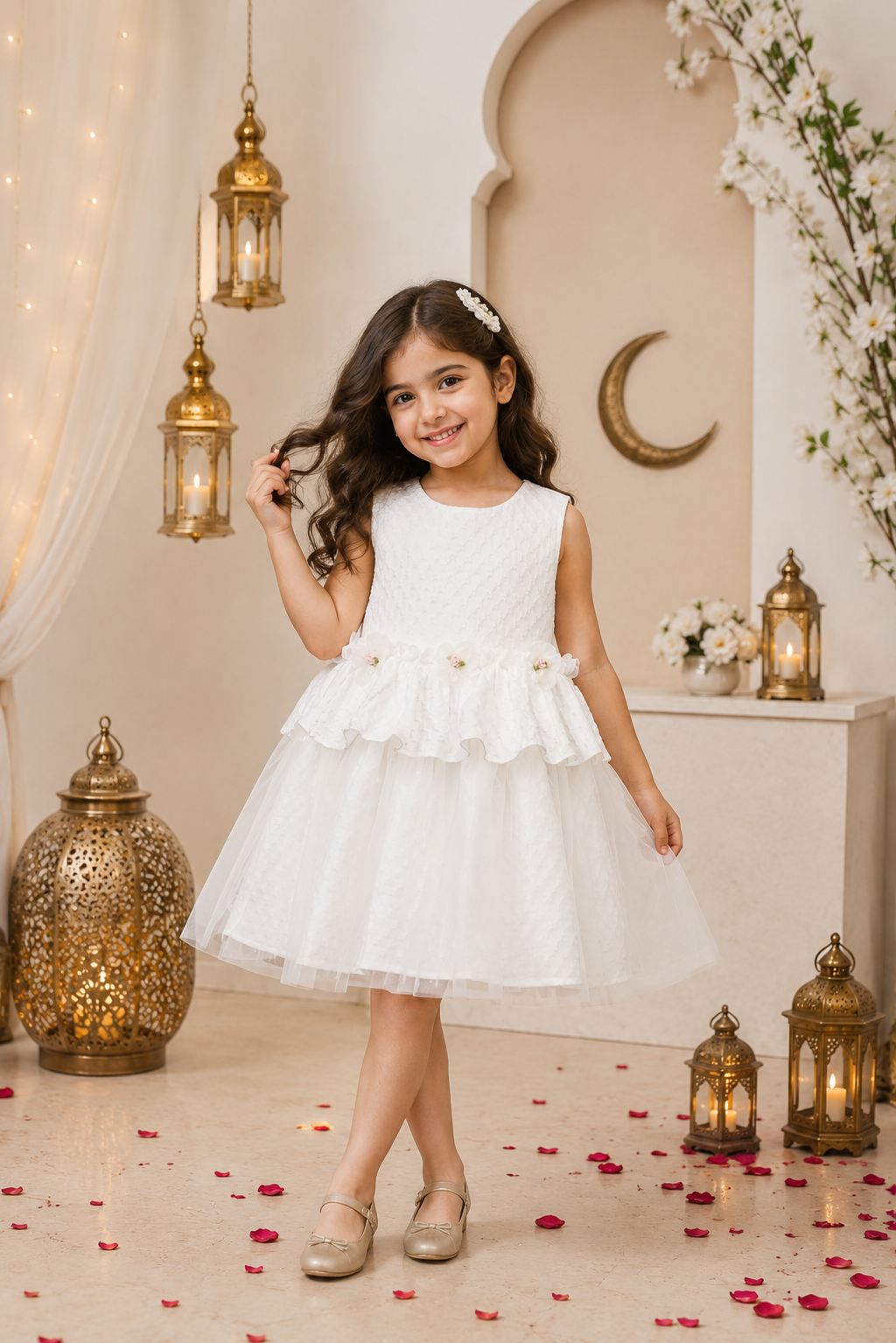 GIRLS WHITE FROCK Reality