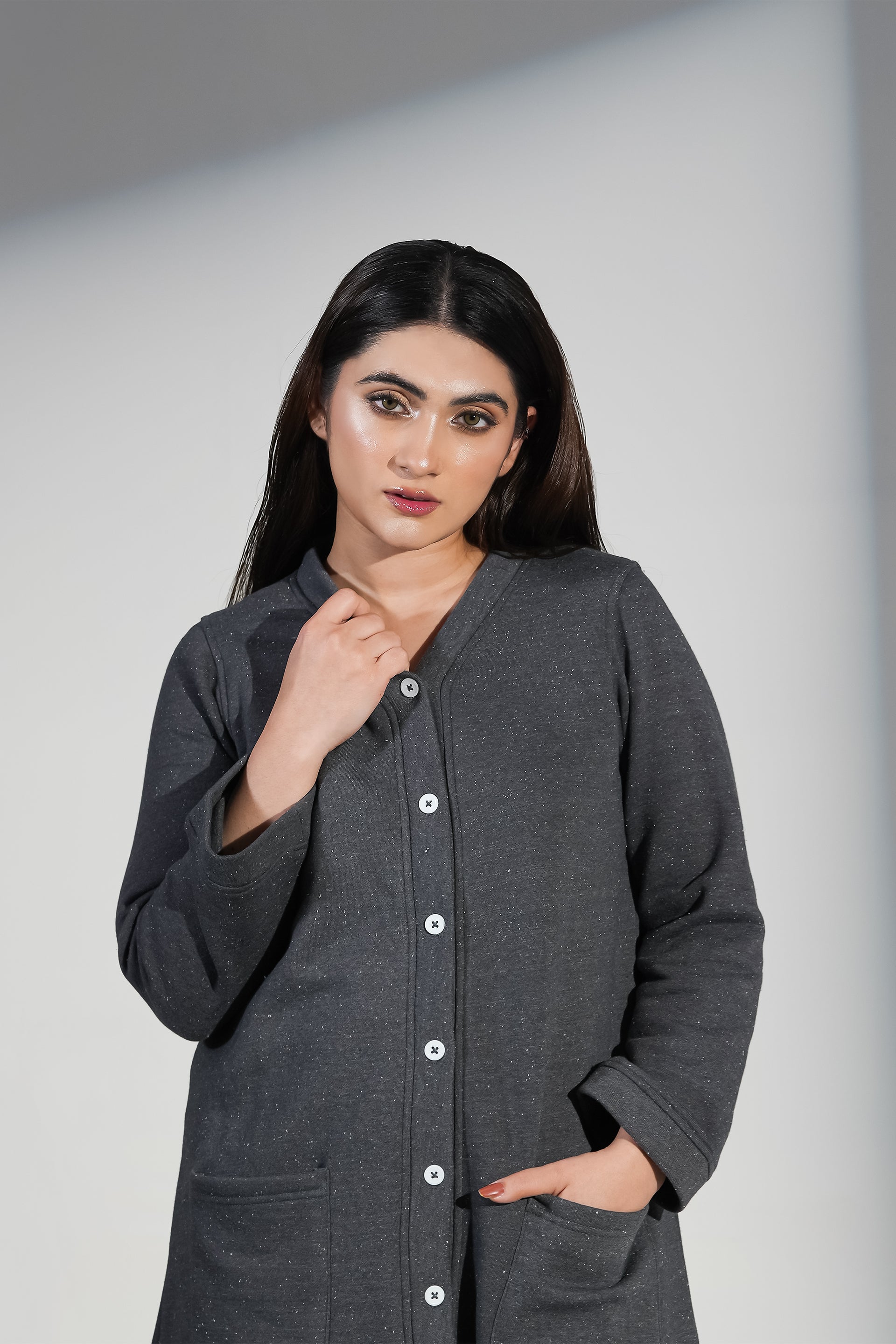 CARDIGAN DARK BLUE WITH BOTTOM Reality