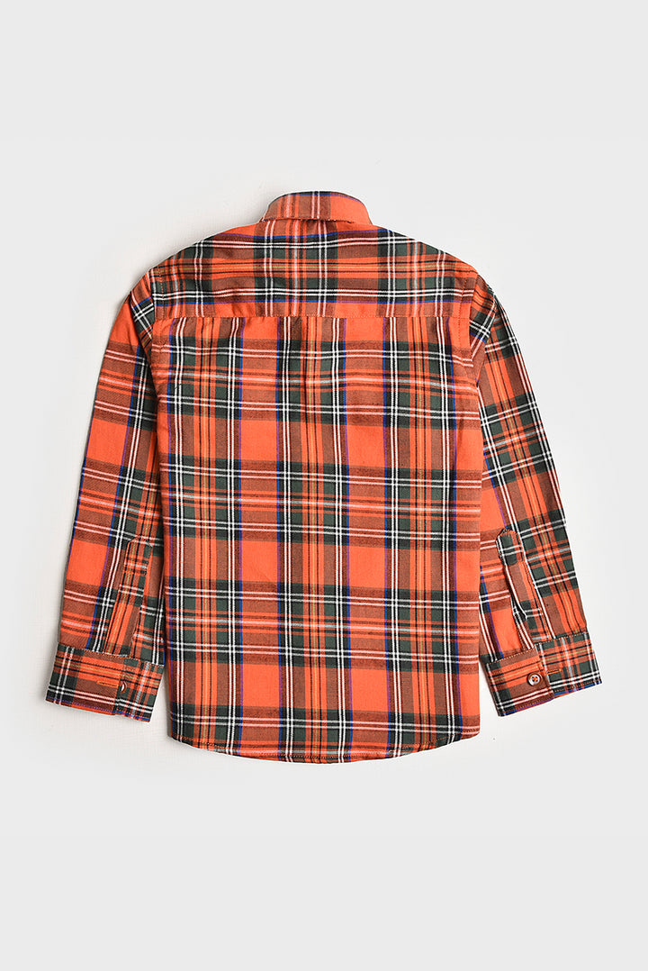 Checked Flannel Casual Shirt REALITY