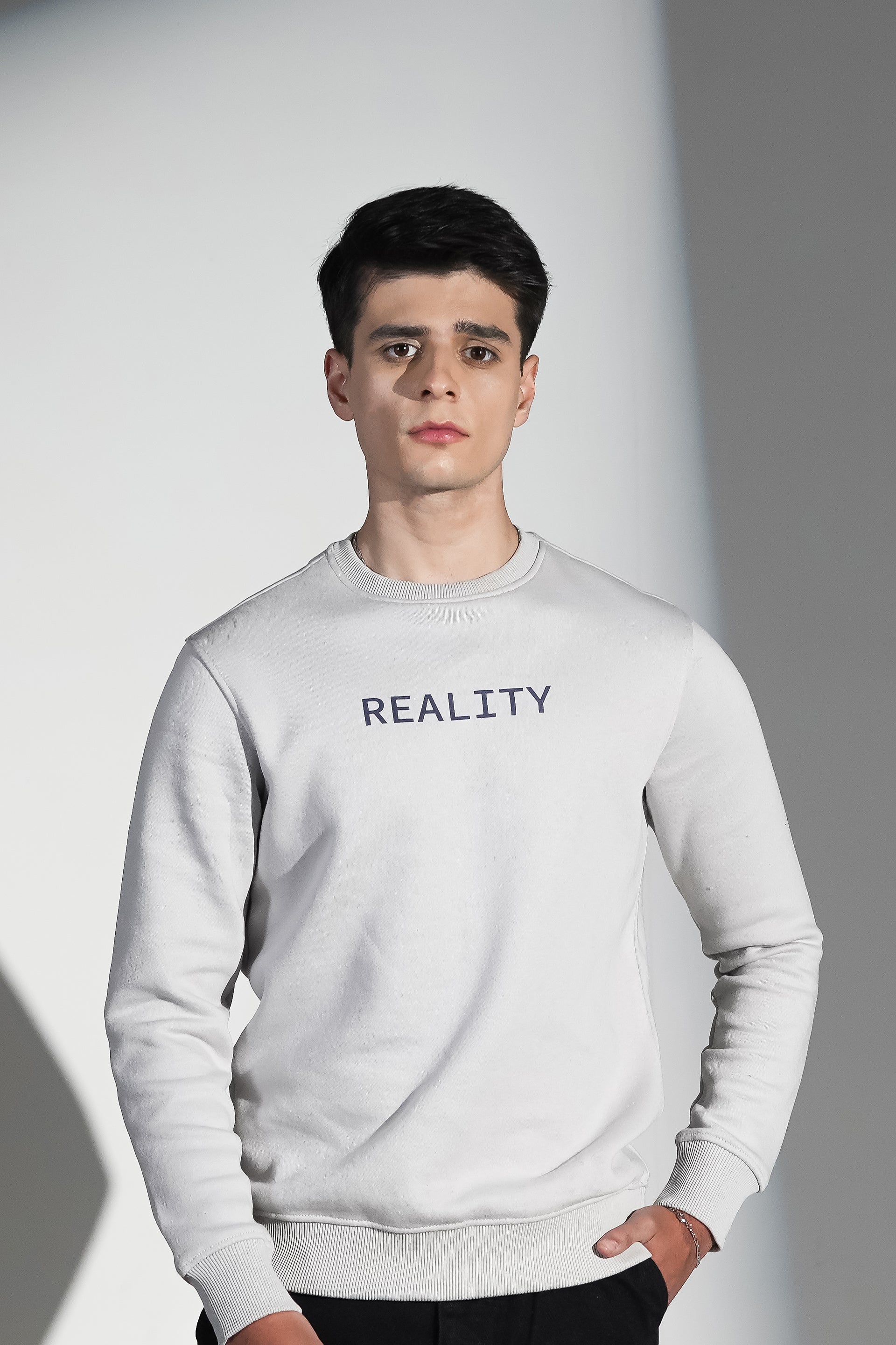 MEN'S BLACK SWEAT SHIRT Reality