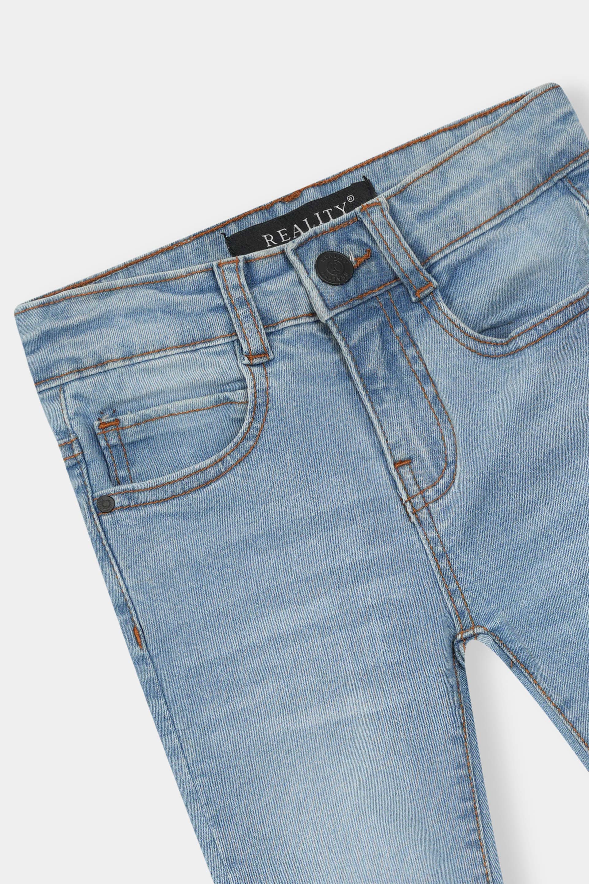 Stylish Light Blue Boy Denim Jeans - Comfortable and Trendy Fit Reality
