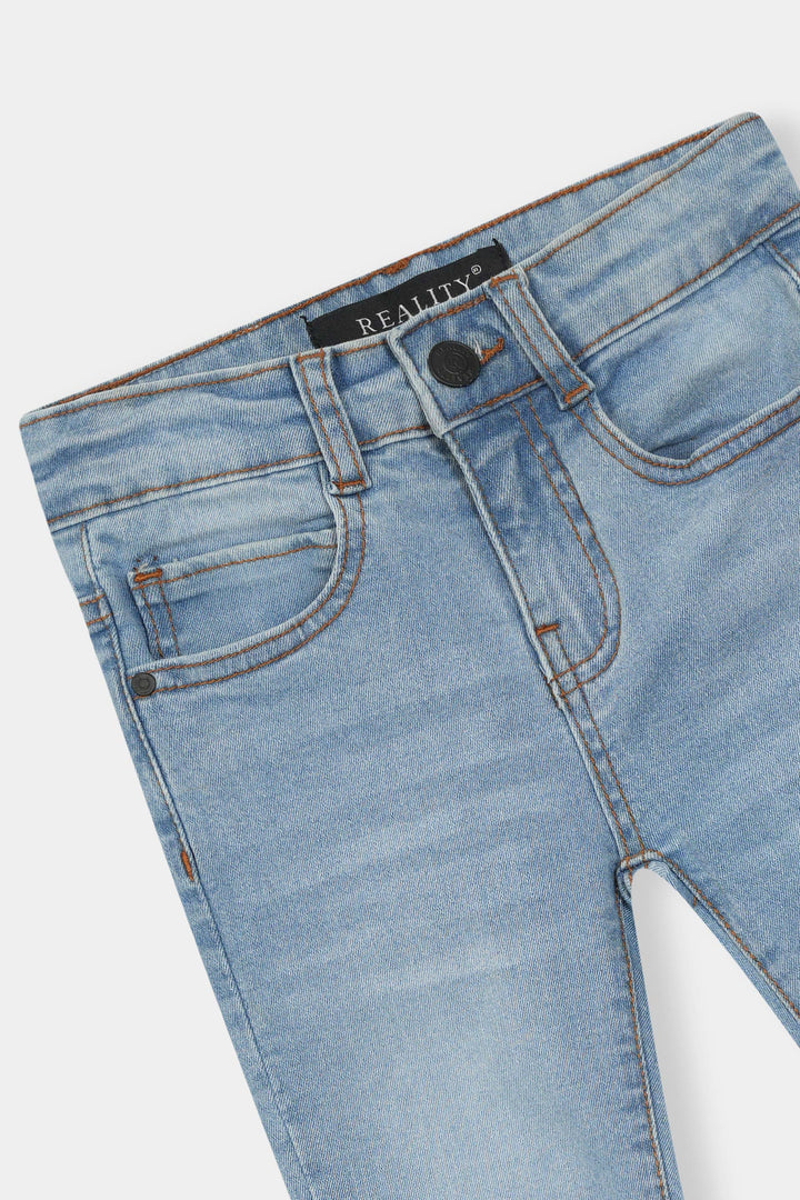 Stylish Light Blue Boy Denim Jeans - Comfortable and Trendy Fit Reality