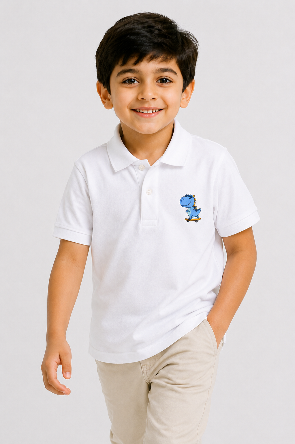 Boy WHITE Polo Reality