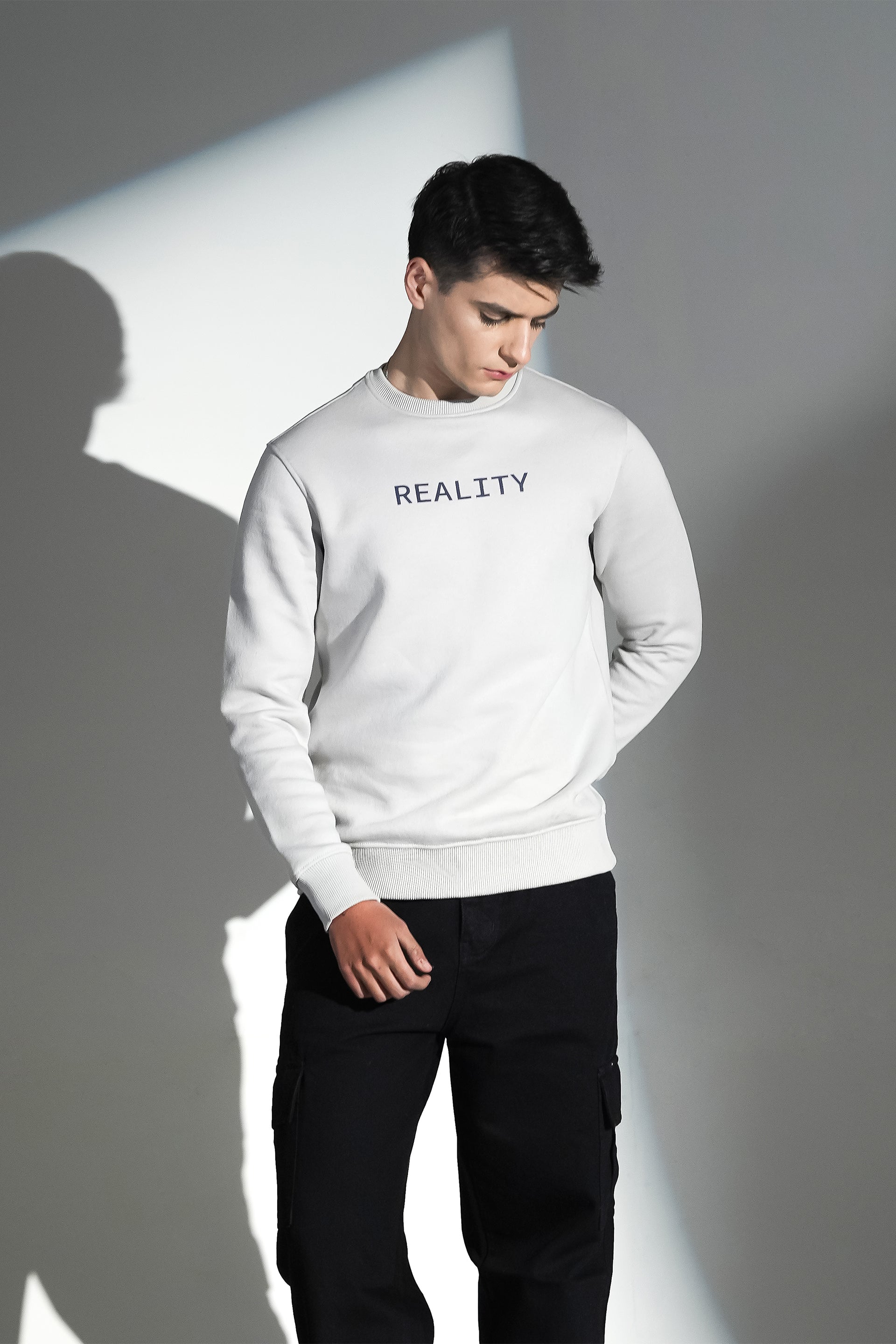 MEN'S BLACK SWEAT SHIRT Reality
