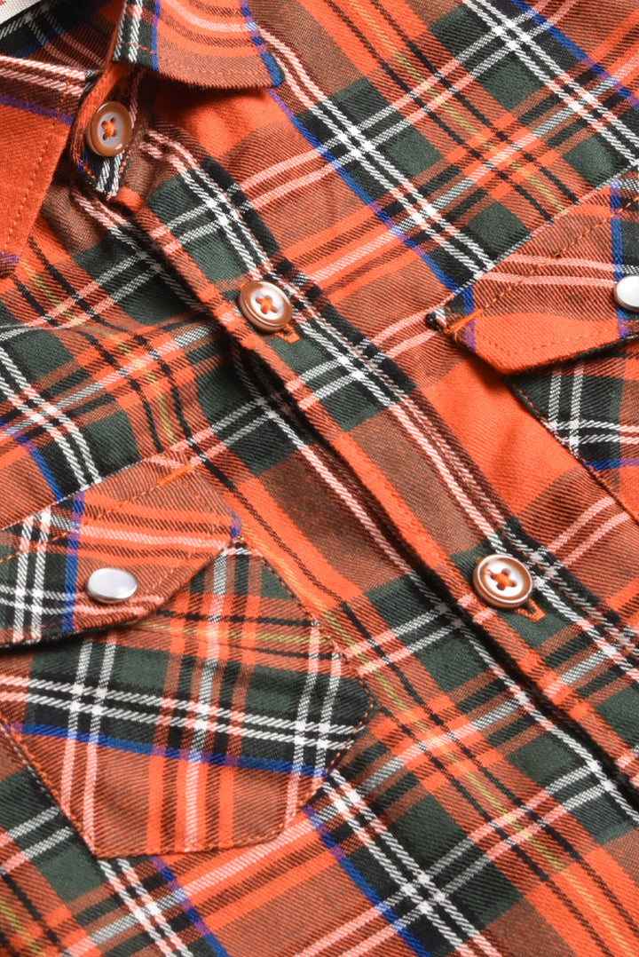 Checked Flannel Casual Shirt REALITY