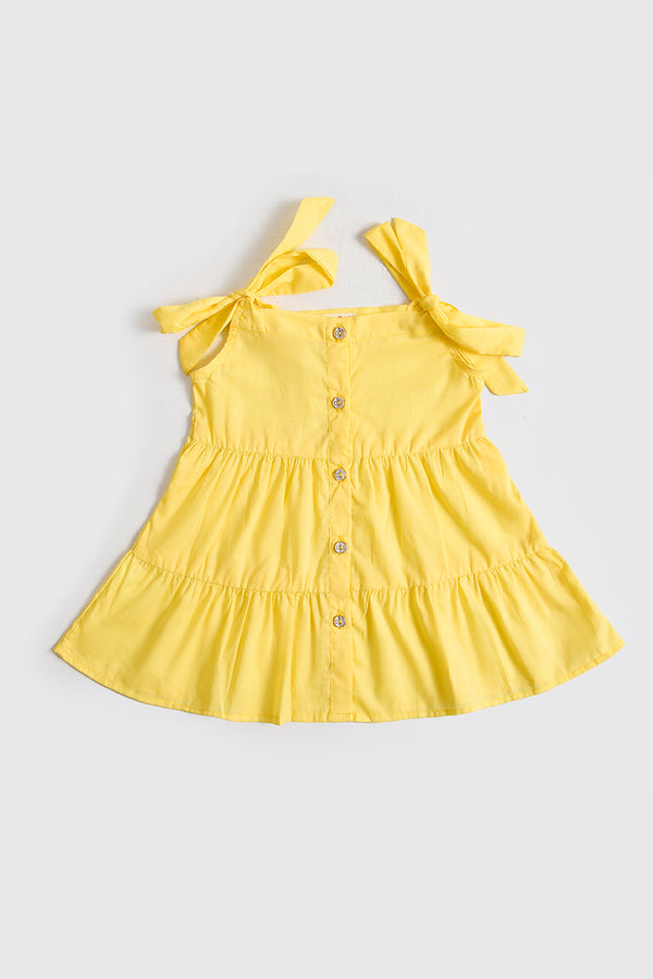 Yellow Cotton Baby Top