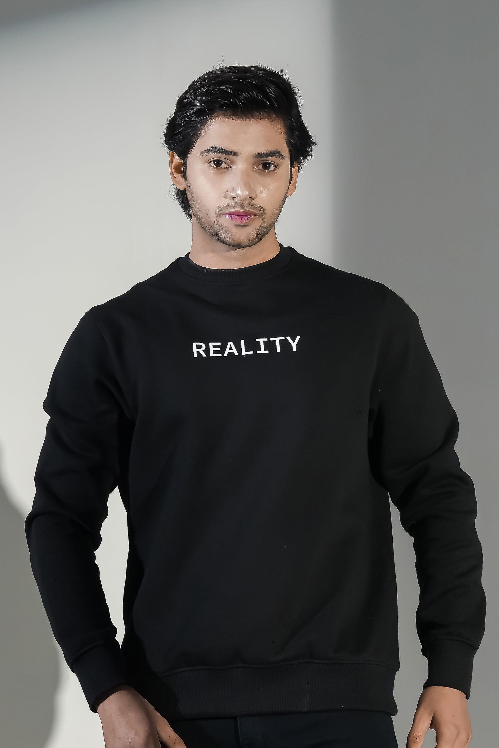 MEN'S BLACK SWEAT SHIRT Reality