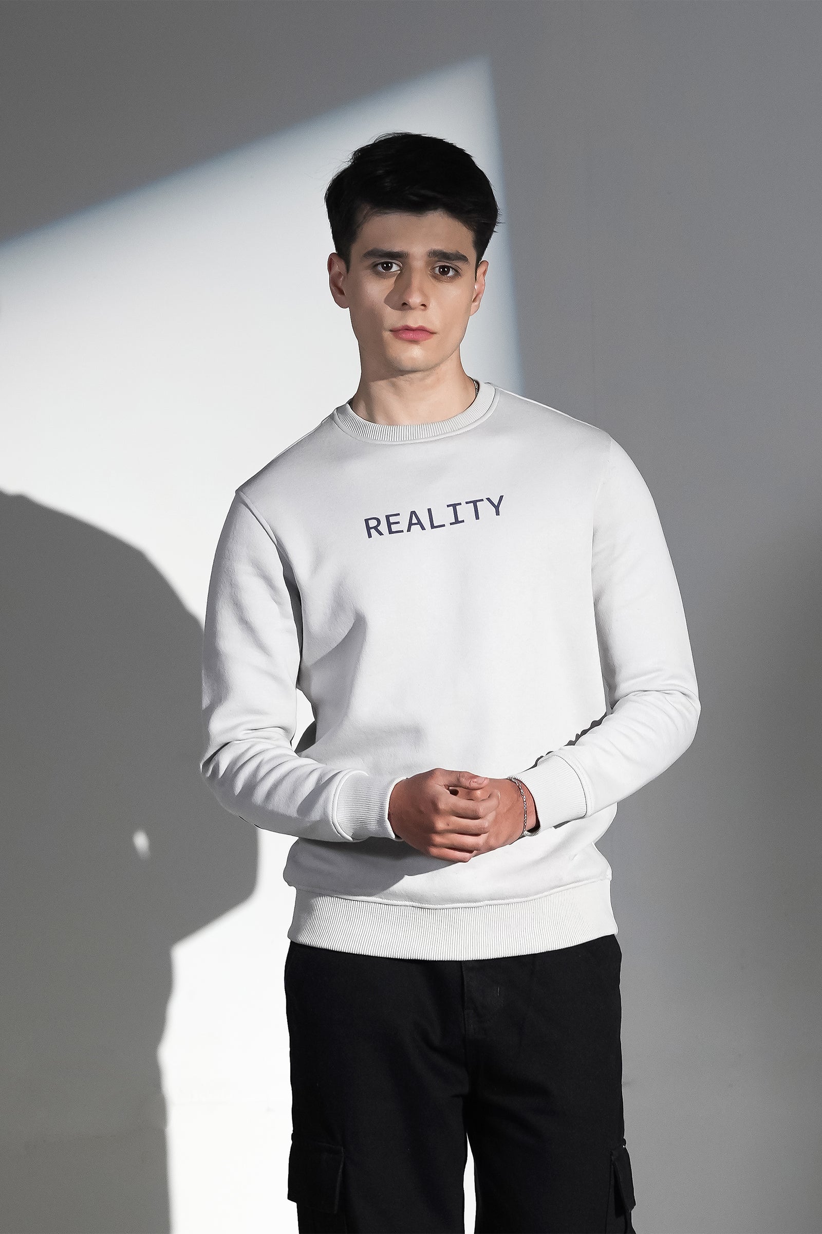MEN'S BLACK SWEAT SHIRT Reality