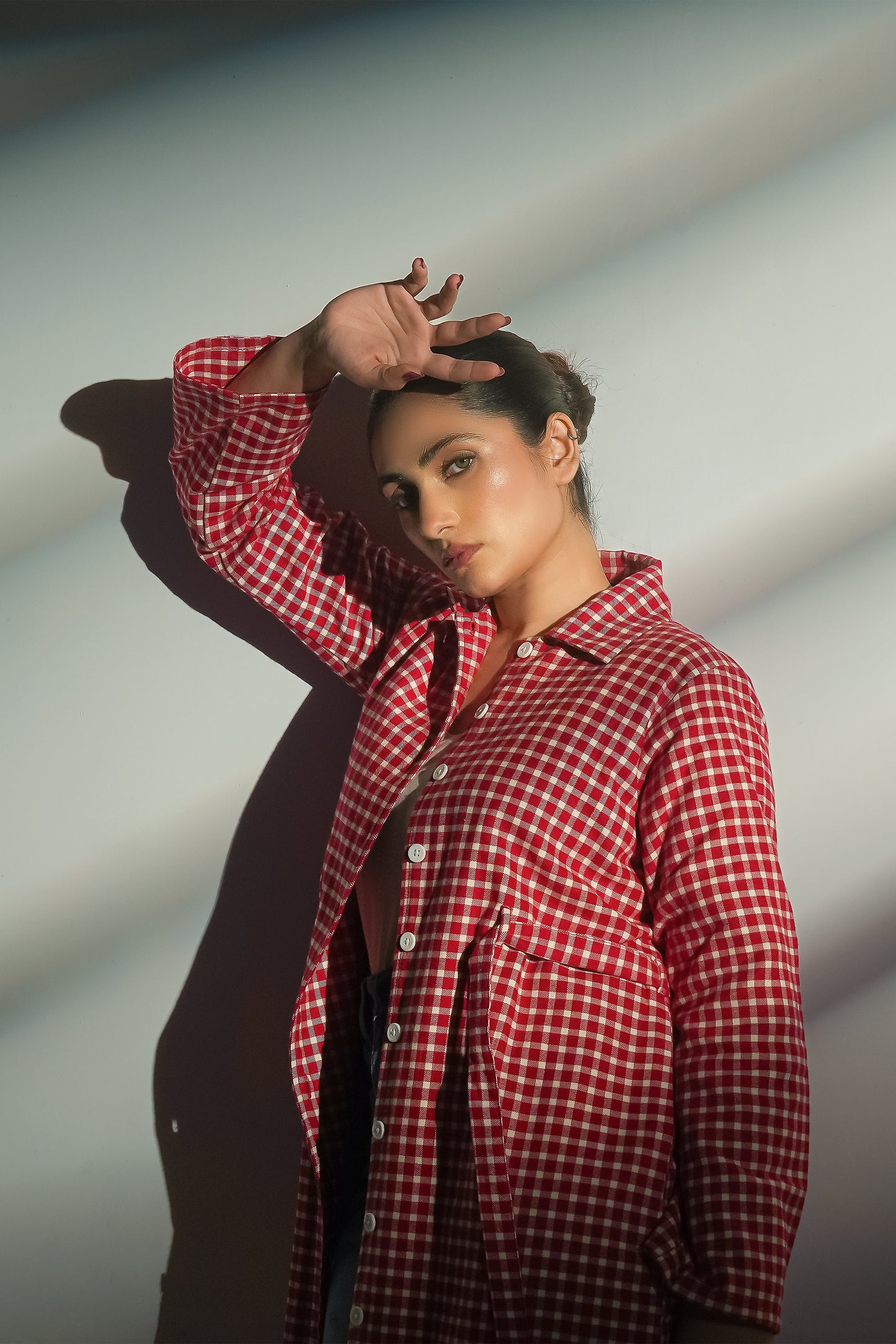 CARDIGAN RED FLANNEL TOP Reality