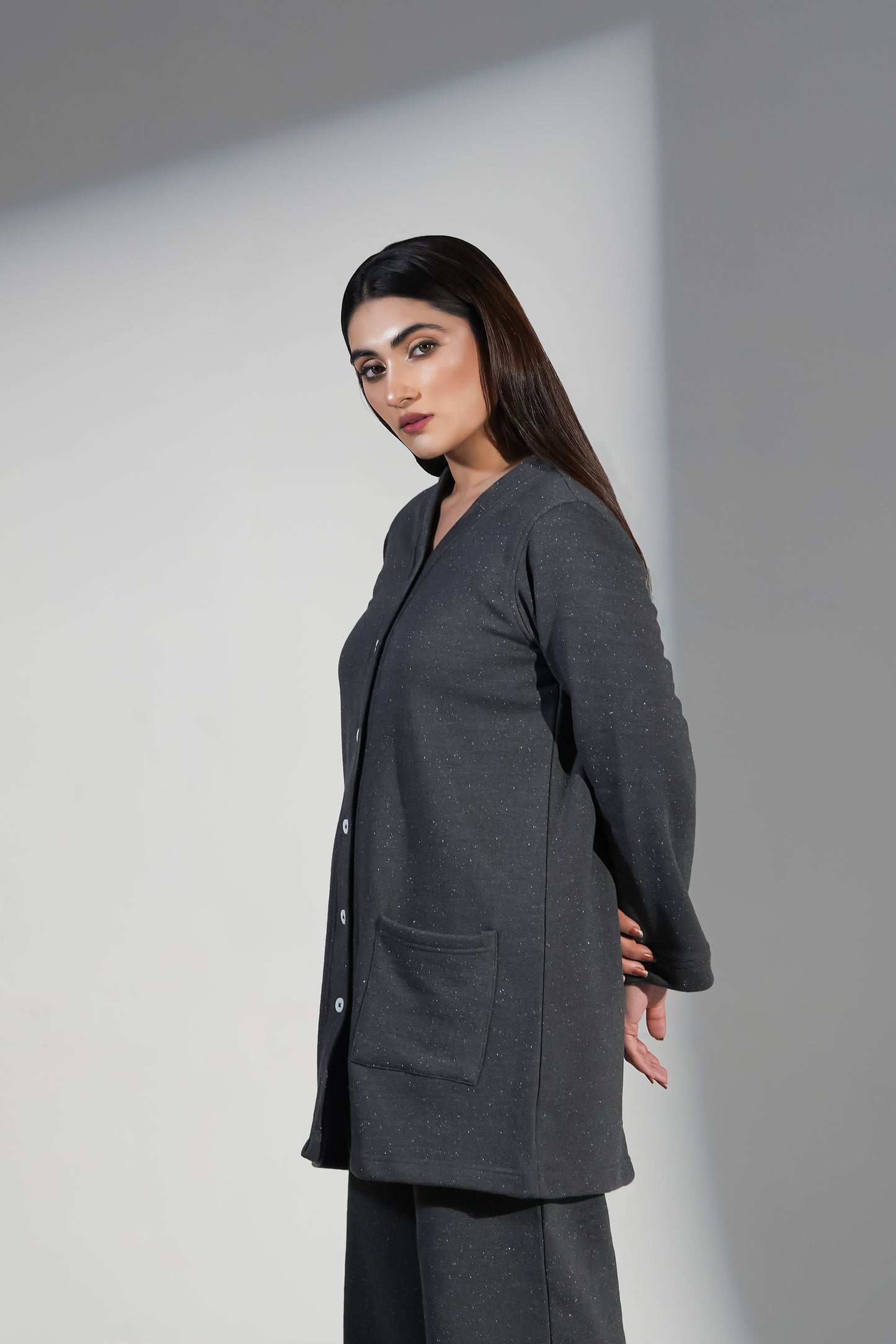 CARDIGAN DARK BLUE WITH BOTTOM Reality