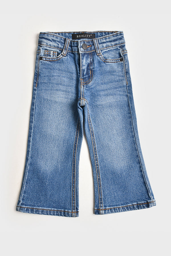 Mid Blue Flare Jeans