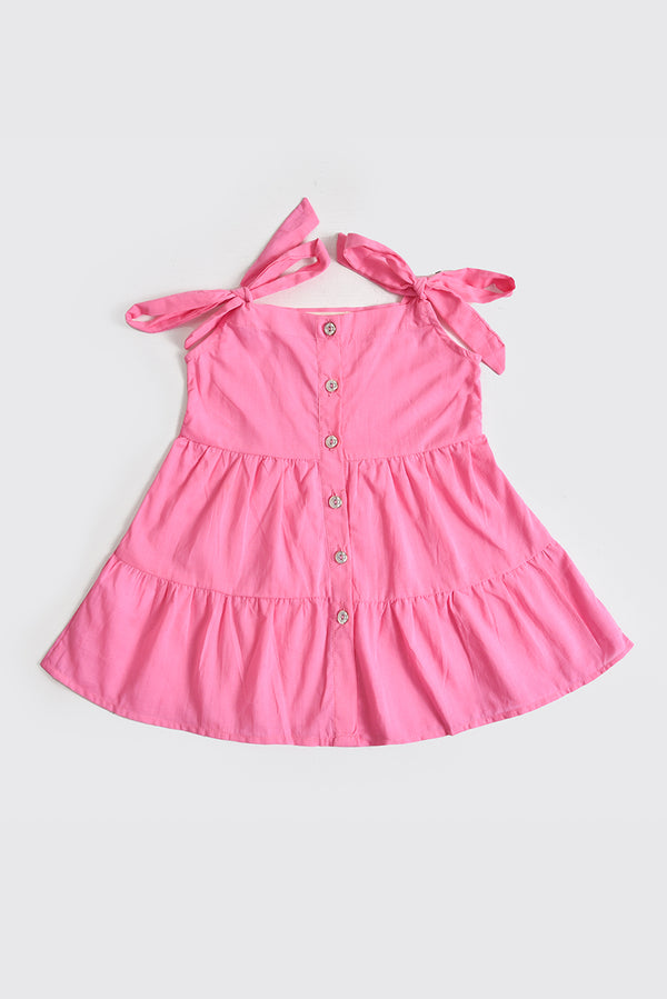 Lovely Pink Cotton Baby Top