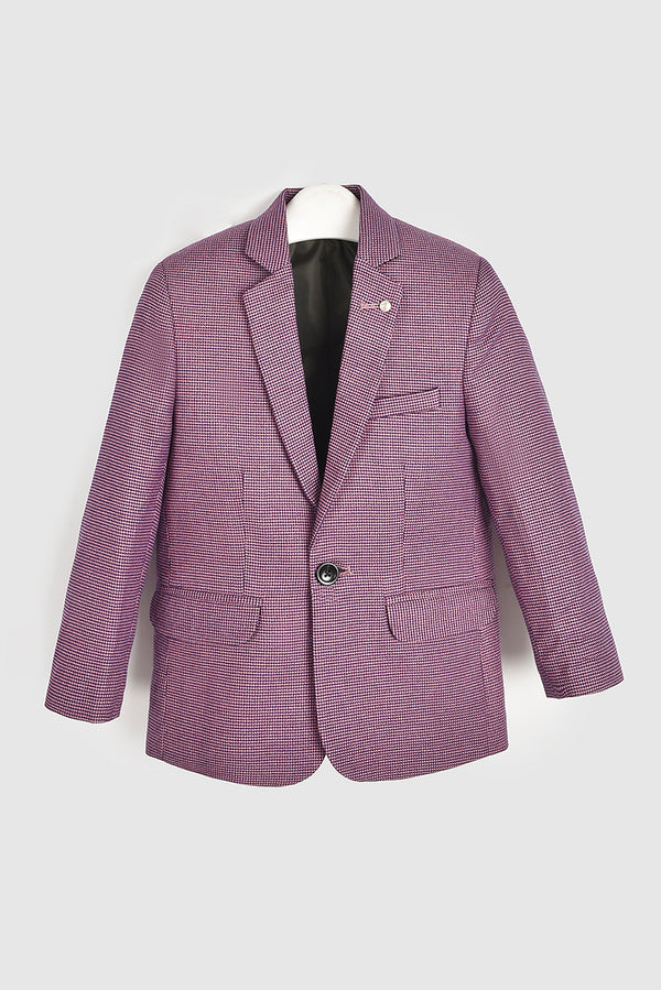 Light Lavender Textured Coat