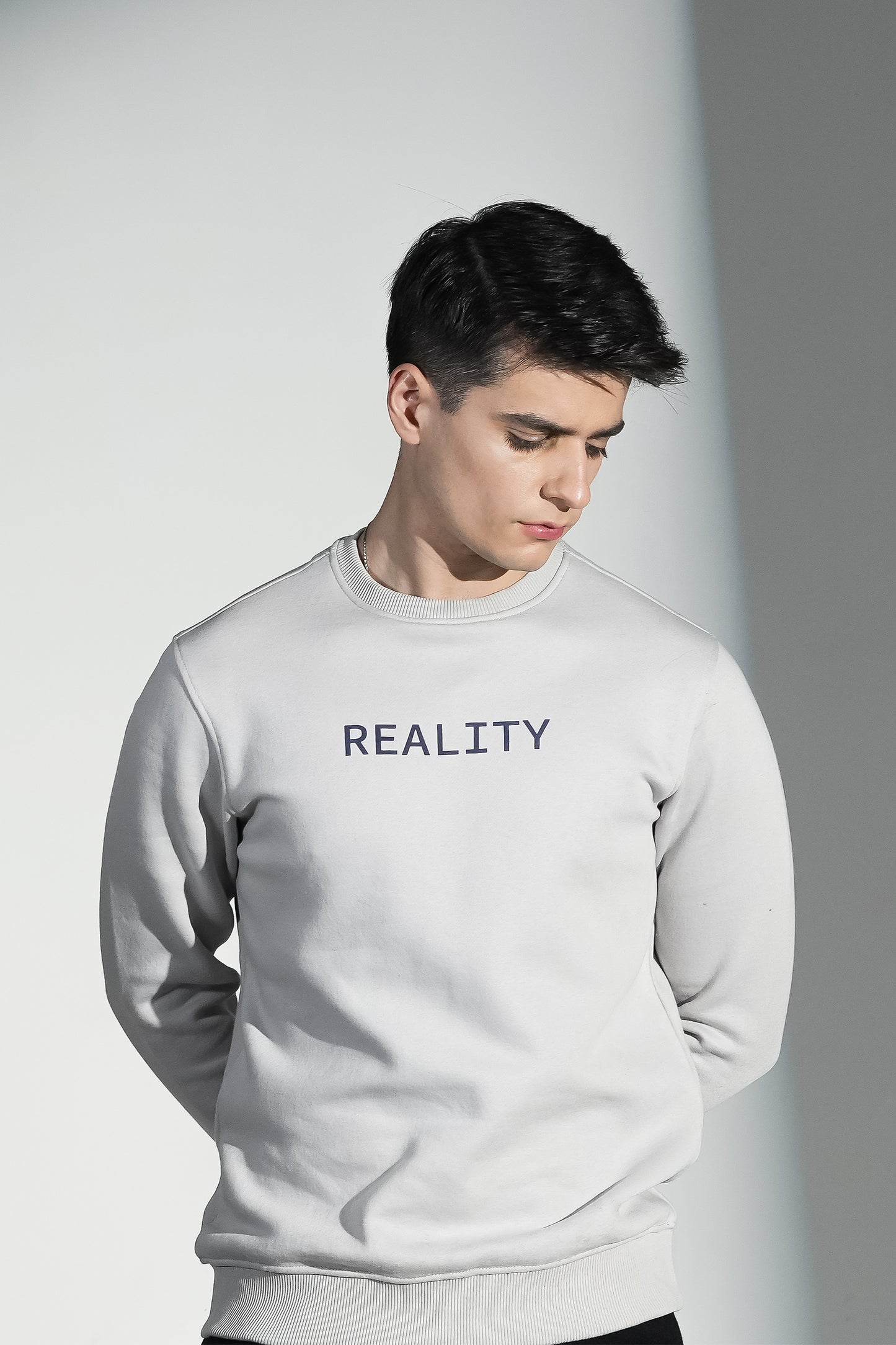 MEN'S BLACK SWEAT SHIRT Reality