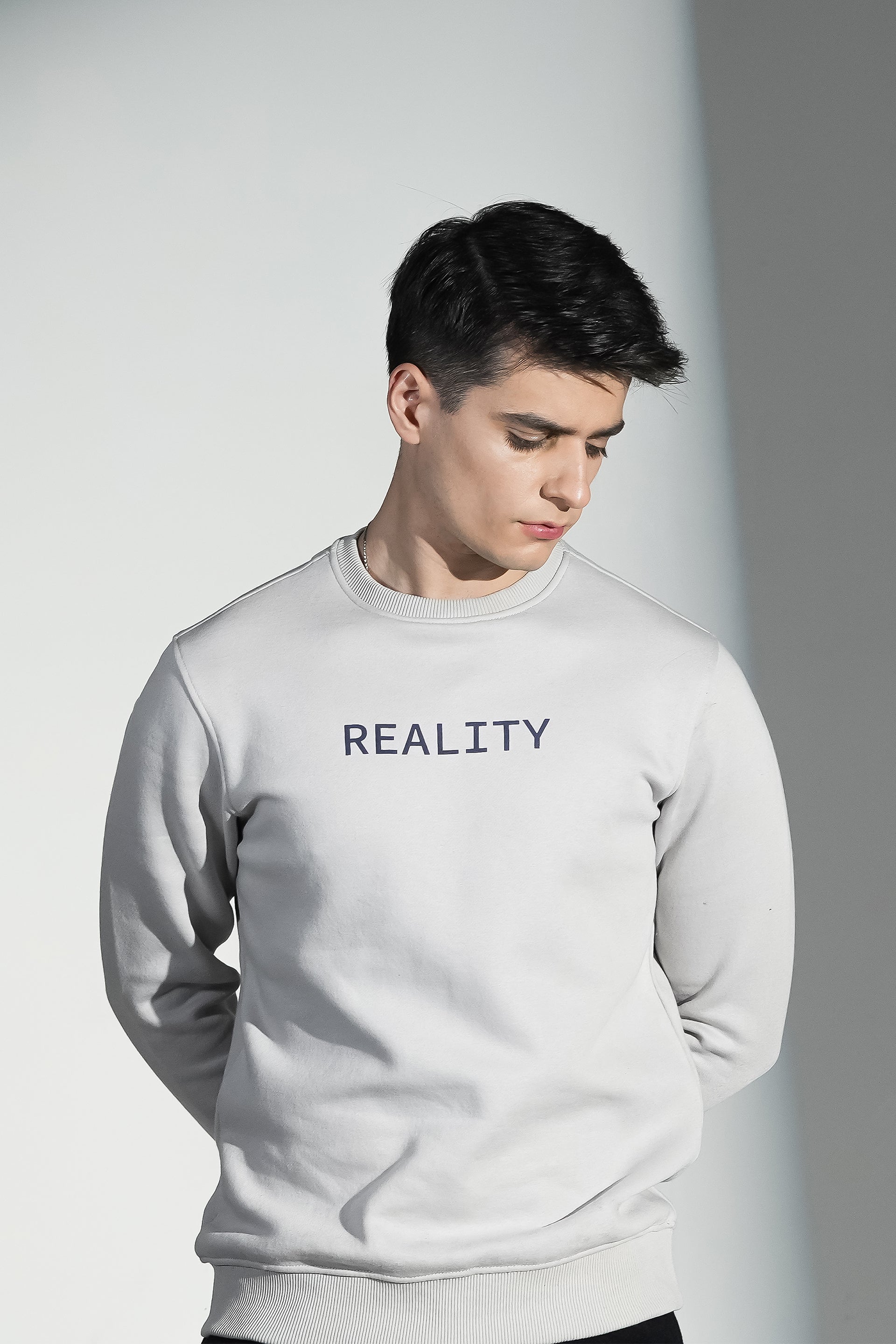 MEN'S BLACK SWEAT SHIRT Reality