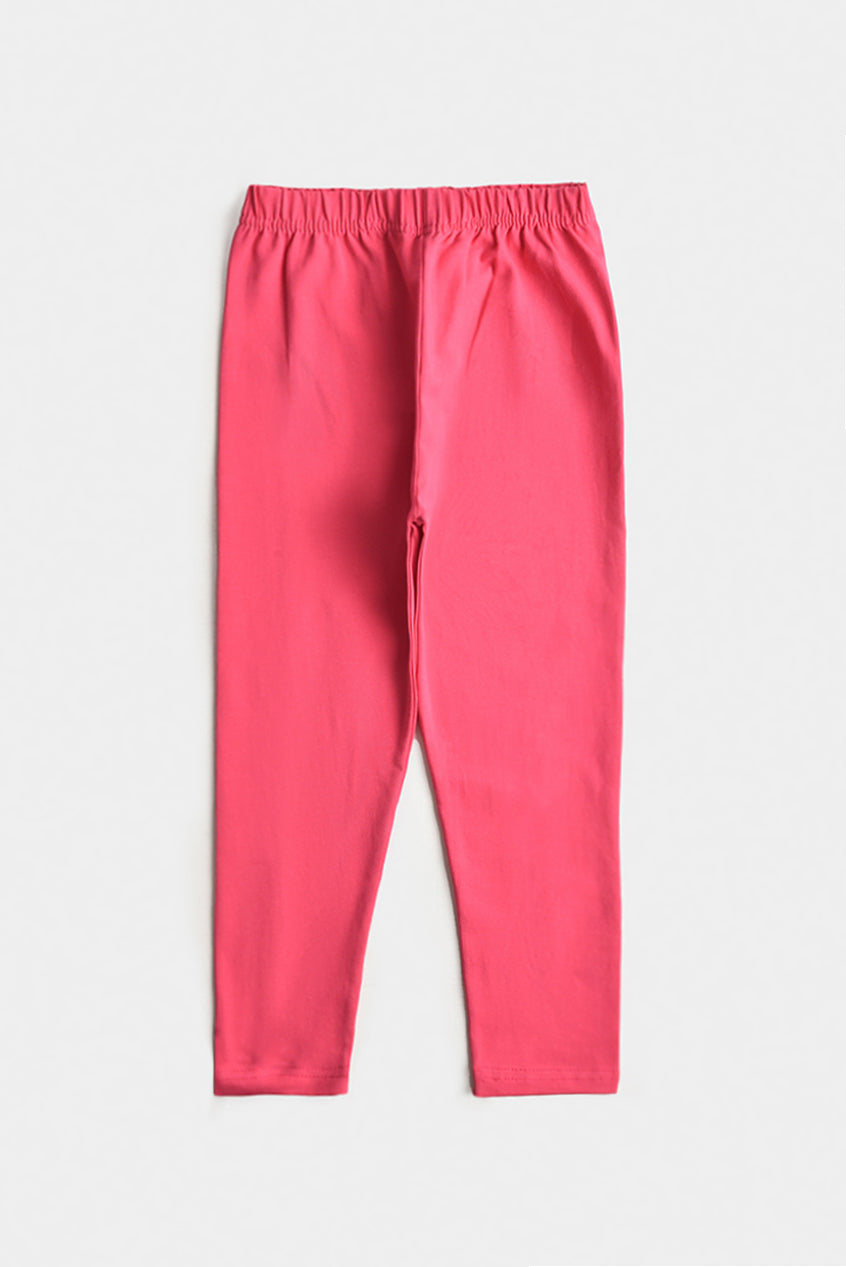 Girl's Tight (1-14Y) Dark Pink Reality