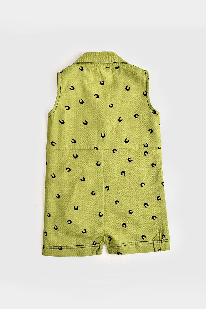 Adorable Green Baby Girl's Romper Reality