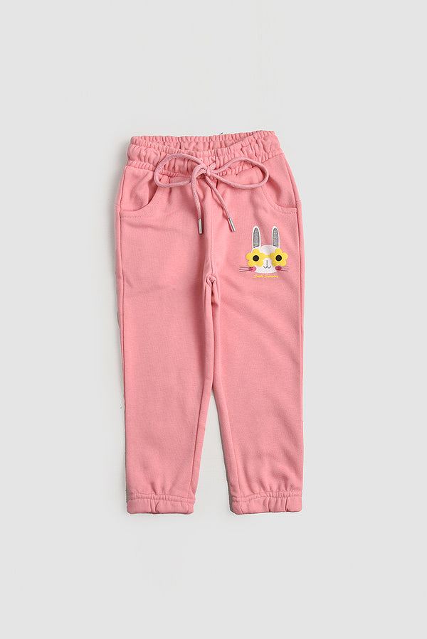 Baby Pink Rabbit Face Trouser REALITY