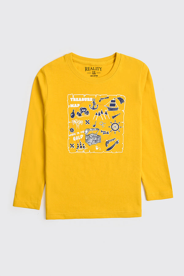 Pirate's Treasure T-shirt Yellow REALITY