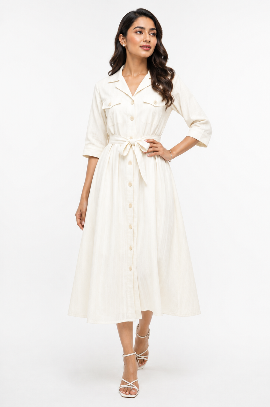 OFF WHITE LOOM LUXE FROCK Reality