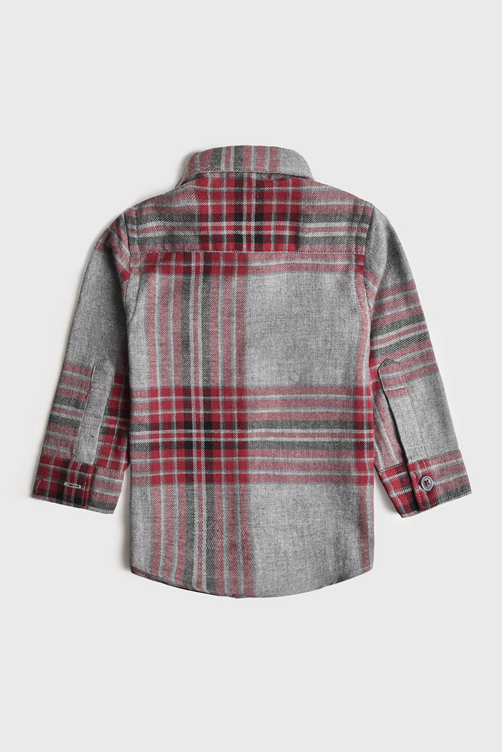 Gray Plaid Explorer Shirt (3-24M) REALITY