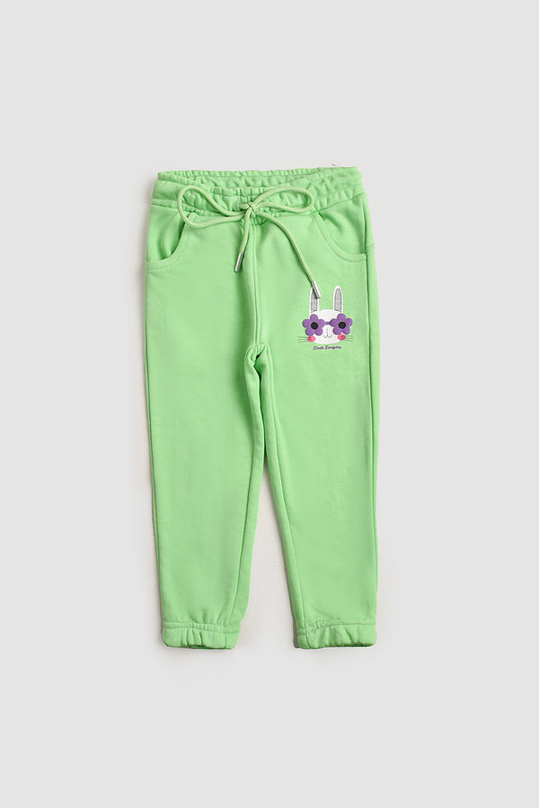 Light Green Rabbit Face Trousers REALITY